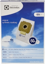 Original Dammsugarpåsar, syntetfiber, 4st. + mikrofilter E51 Replace: N/A