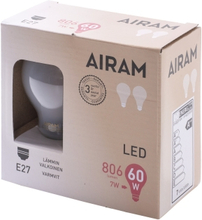AIRAM Airam LED A60 7W/827 E27 2-pack 4713770 Replace: N/A