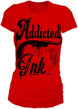 Addicted To Ink Girly T-Shirt, T-Shirt