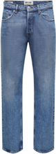 Onsedge Loose Mid. Blue 4939 Jeans Bottoms Jeans Relaxed Blue ONLY & SONS