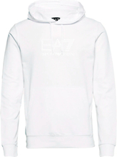 Armani EA7 Regular Hoodie Big Logo White
