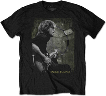 John Lennon: Unisex T-Shirt/Gibson (Large)