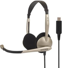 KOSS Headset CS100 On-Ear USB Guld/Svart