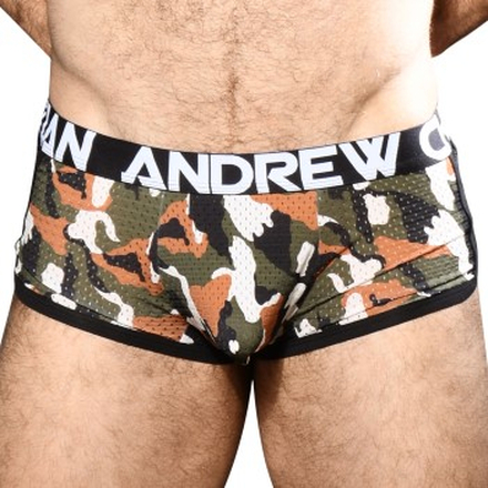 Andrew Christian Almost Naked Camouflage Boxer Camouflage Polyamid Medium Herren