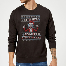 Rick and Morty Lets Get Schwifty Christmas Jumper - Black - M