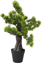 vidaXL Konstgjort bonsaiträd i kruka 60 cm grön