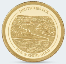 Sammlermünzen Reppa Goldmünze Deutsches Eck 2021