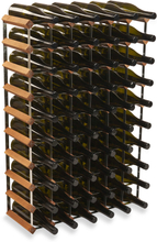 Vino Vita vinreol - Mørkbejdset fyrretræ - 60 flasker