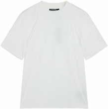 Blå J.Lindeberg Ace Mock Neck T-Shirt Hvit T-Skjorter