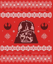 Star Wars Darth Vader Christmas Knit Red Christmas Jumper - S