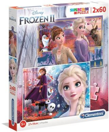 2x60 Puzzles Kids Frozen 2