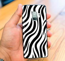Zebra patroon decoratie telefoon zelfklevende sticker