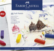 Faber-Castell - Soft pastel crayons mini, box of 48