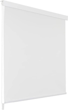 vidaXL Tenda a Rullo per Doccia 100x240 cm Bianco