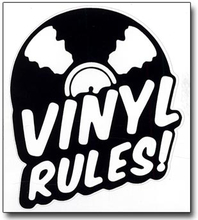 Vinyl Rules Sticker / Klistermärke
