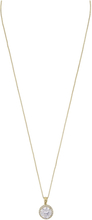 Lex Pendant Neck 40 G/Clear Accessories Jewellery Necklaces Dainty Necklaces Gold SNÖ Of Sweden