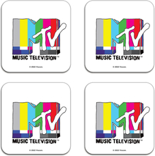 MTV Test Card Logo Coaster Set