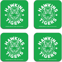Stranger Things Hawkins Tigers Coaster Set