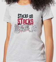 The Flintstones Stacks On Stacks Women's T-Shirt - Grey - M - Grey