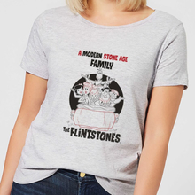 The Flintstones Modern Stone Age Family Women's T-Shirt - Grey - S