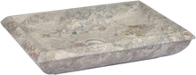 vidaXL Handfat grå 50x35x10 cm marmor