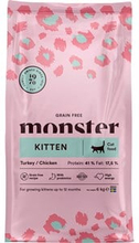 Kattmat Monster Kitten Grainfree Turkey/Chicken 6kg