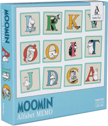 Moomin Alphabet Memo Toys Puzzles And Games Games Memory Multi/mønstret MUMIN*Betinget Tilbud