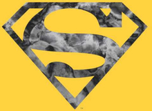 Marble Superman Logo Men's T-Shirt - Yellow - S