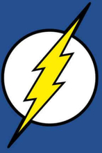 Justice League Flash Logo Men's T-Shirt - Blue - M