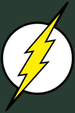 Justice League Flash Logo Men's T-Shirt - Green - M - Green
