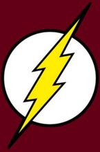 Justice League Flash Logo Women's T-Shirt - Burgundy - M