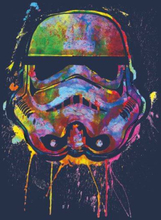 Star Wars Paint Splat Stormtrooper Women's T-Shirt - Navy - XS