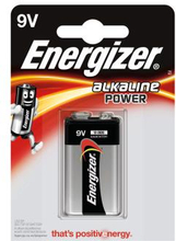ENERGIZER Batteri 9V/6LR61 Alkaline Power 1-pack