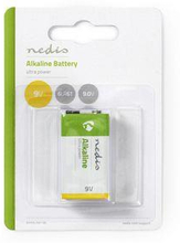 Nedis Alkaline batteri 9V | 6LR61 | 1-Blister | Grön / Gul