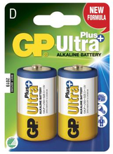Batteri GP Ultra Plus, Size D, LR20, 1.5v (2p)