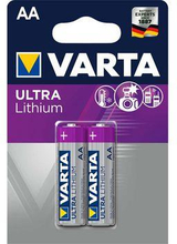 Varta Litiumbatteri AA | 1.5 V DC | 2900 mAh | 2-Blisterkort | Grå / Silver