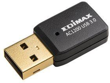 Edimax Trådlös AC1200 Dual-Band MU-MIMO USB 3.0 Adapter Wi-Fi Svart