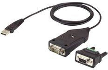 Aten USB 2.0 Adapter USB A hane - D-SUB 9-Pin Hane Svart