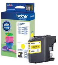 Brother LC221Y | 260Pages | Yellow