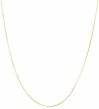 Gold Crystal Haze Box Chain 50cm smykker