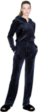 Mørkeblå saftig couture Robertson Classic Velor Zip Trough Hoodie Genser