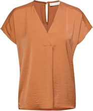 Rindaiw Top Blouses Short-sleeved Oransje InWear*Betinget Tilbud