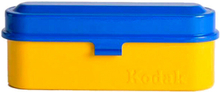 Kodak Film Steel Case Yellow with Blue lid, Kodak