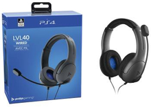 LVL40 Wired Stereo Headset - Black