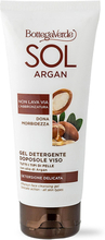 SOL Argan - Gel detergente doposole viso - per tutti i tipi di pelle - con olio di Argan