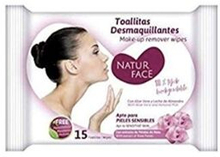 Makeup renseservietter Natur Face Rosenblade (20 uds)
