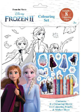 Frost 2 / Disney Frozen 2 Ritark med Klistermärken och Färgkritor