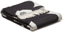 Unikko Blanket Home Textiles Cushions & Blankets Blankets & Throws Svart Marimekko Home*Betinget Tilbud
