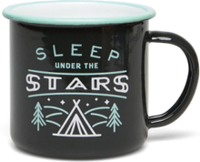 Enamel Mug Stars Home Tableware Cups & Mugs Coffee Cups Black Gentlemen's Hardware