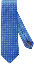 Blå eton skjorter geometriske vevde silkebåndtilbehør